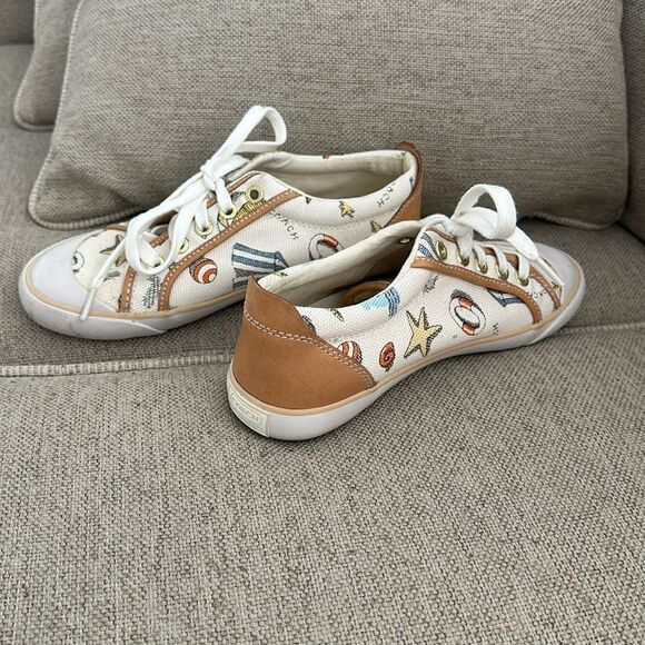 Unique Coach Barrett Beach Sea Sneakers 6.5 - Picture 1 of 10